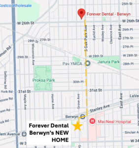 Forever Dental Berwyn's New Home at 3302 Grove Ave
